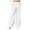 *White, variant on VBVC Women's Waffle Wide Leg Pants , Pleated High Waisted Trousers For Women , Ladies' Pull On Work Pants with Pockets, Blue , S-3XL
