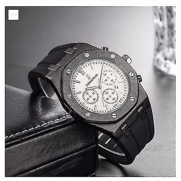 in Stock Audemars Piguet Fashion Real Rubber Quartz Men s Watch