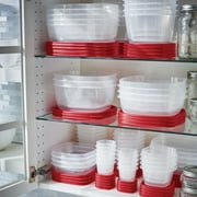 Rubbermaid TakeAlongs 11.7 Cup Food Storage Containers, Set of 2, Red