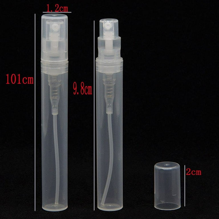 30Pcs 3ml 5ml 10ml Portable Refillable Clear Glass Empty Sprayer Perfume  Bottles Cosmetic Atomizers Spray Bottle Container for Travel Party Must
