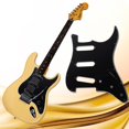 thumbnail image 2 of DQrwqpou Guitarra Eléctrica Strat 3 Capas SSS 11 Agujeros para FD (negro), 2 of 5