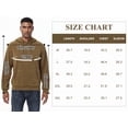 thumbnail image 5 of Xidunhg Mens Hooded Drawstring Long Sleeve Sweatshirt Fashion Pullover Casual Corduroy Hoodies with Pockets Armygreen M, 5 of 6
