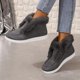 thumbnail image 3 of Zapatos de mujer acolchados de algodón para otoño e invierno, zapatos cálidos con forro polar grueso y acolchado de algodón, zapatos casuales cómodos de talla grande con acolchado de algodón, 3 of 5