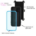 thumbnail image 6 of Mignova for iPhone 12 Case, iPhone 12 Pro Case Built in Screen Protector Full Body Heavy Duty Protection Shock Reduction Bumper Phone Case Cover for Apple iPhone 12 / iPhone 12 Pro 6.1 inch (Blue), 6 of 6