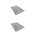 thumbnail image 2 of Injueey Alfombra de baño exquisita hecha a mano de felpa para cómodo paso a paso absorbente lavable TPR parte inferior gris claro 40*60cm gris claro 40*60cm 2piezas, 2 of 6