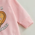 thumbnail image 6 of Fesfesfes Newborn Outfit Girls Kids Valentine's Day Pants Set Girls Long Sleeve Shirt Sweatshirt Love Printed Flared Pants Set 1-2 Years, 6 of 6
