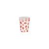 PEONAVET Disposable Tableware Strawberry Party Theme Tableware Set Disposable Decorative Tableware Paper Set