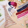 thumbnail image 2 of 1 Set Wedding Dress Zipper Replacement Pearl Pink Adjustable DIY Craft Corset Back Kit Dress Accessories for Prom Dress Strap, 2 of 9