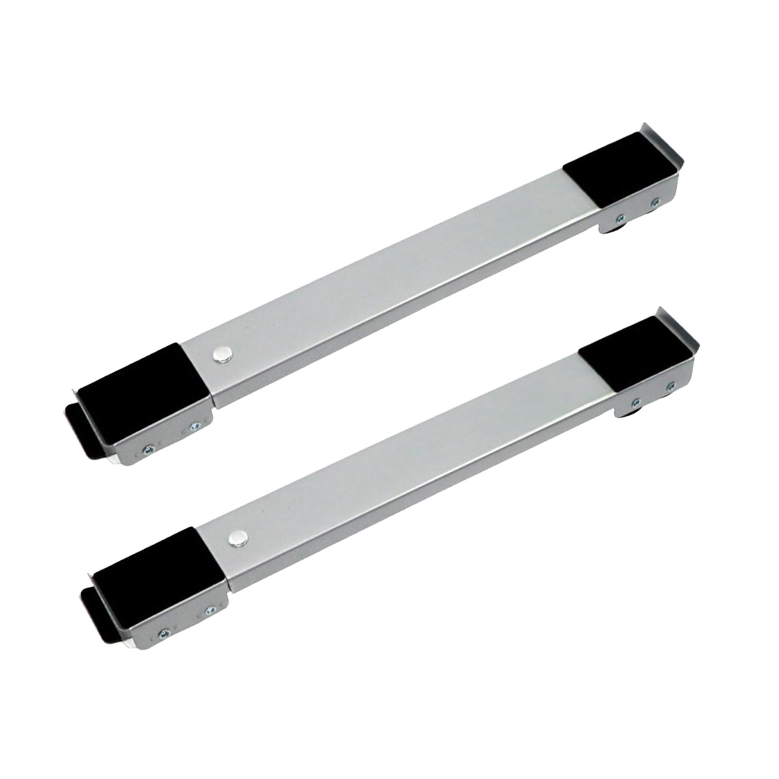 Esquirla 2Pcs Mobile Roller Base,Adjustable Appliance Rollers,Adjustable Extendable Mobile Rollers for Furniture Dryers, Refrigerators grey