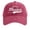 R3 Red Baseball Cap, variant on Baseball Cap Women Washed Denim Mexico Bay Graphic Print Distressed Adjustable Hat Summer Outdoor Headwear Coffee