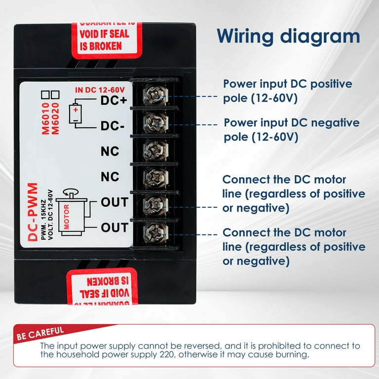 AEVXKHI Motor Speed Controller DC 12-60V Motor Speed Regulator PWM Variable  Speed Controller Compact Motor Speed Controlling Machine Accurate and  Stable Speed Controller for Electric Motor - Walmart.com