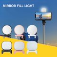 thumbnail image 2 of Portable Rotatable Beauty Fill Light for Selfie Sticks - Black/Pink/White, 2 of 7