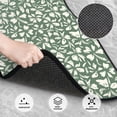 thumbnail image 3 of Yiaed Flowers With Leaves Print Carpet Floor Mats for Cars, Auto Accessories Front & Rear Car Floor Mats Car Floor Foot Mat Sets of 4 Pieces, 3 of 7
