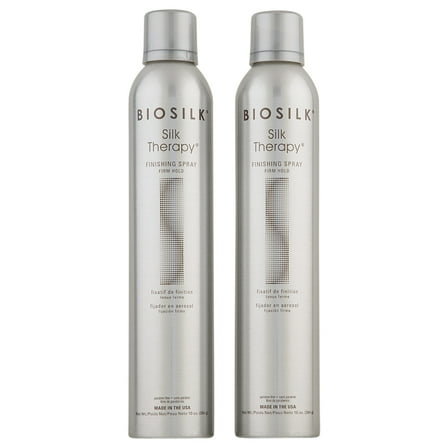 Biosilk Silk Therapy Finishing Spray Firm Hold 2 Ct 10 oz