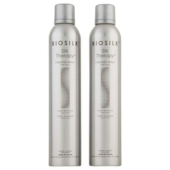 Biosilk Silk Therapy Finishing Spray Firm Hold 2 Ct 10 oz