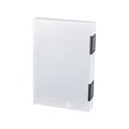 thumbnail image 1 of Xingzhi Transparent Portable File Case Double-buckle with  Containers  Box Handle Black A5 Thick, 1 of 1