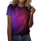thumbnail image 1 of Gibobby Casual Playera de Manga Corta para Mujer Túnica holgada para mujer, camisetas informales verano, camiseta Floral manga corta con cuello redondo, blusa holga(O,G), 1 of 4