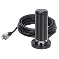 thumbnail image 1 of Antena de Walkie-Talkie para Radio de Coche de Doble Sección UV Mini -N2RS PL259 con Base Magnética de Extensión Coaxial RG58 de 5 Metros, 1 of 6