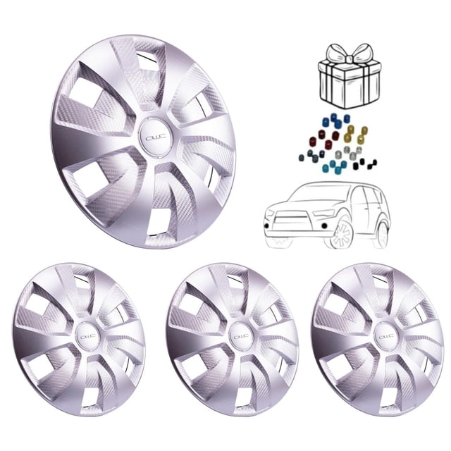 Tapones Optimus Owc Rin 14 Color Plateado Con Cuadricula plateado