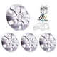 thumbnail image 1 of Tapones Optimus Owc Rin 14 Color Plateado Con Cuadricula plateado, 1 of 9
