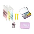 thumbnail image 2 of jinwen Golf Tees Bulk Golf Ball Holder for Driving Range Outdoor Practice Golf Gift Pink Box, 2 of 9