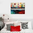 thumbnail image 4 of Nawypu  Music Canvas Wall Art Piano Painting Pictures Prints Colorful Musical Artworks for Home Studio Music Room Vintage Bar Decor, 4 of 4