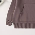 thumbnail image 5 of Zshosam Kid Sweaters for Boys Baby Boy Sweater Cable Knit Sweater Long Sleeve Knitwear Top Size 5T 6T,(Coffee 5-6 Years), 5 of 5