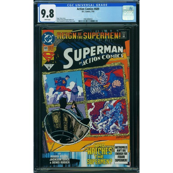 Action Comics #689 - CGC 9.8 Comic Book