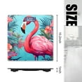 thumbnail image 2 of Bathroom Scale, Highly Accurate Digital Body Scale,Precisely Measures Weight up to 400 lbs-Pink Flamingo In The Middle Of Exotic Flower Garden, 2 of 4
