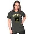 thumbnail image 3 of US Army Star Logo Retired Military Women's T Shirt Ladies Tee Brisco Brands S, 3 of 4