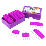 20 Pcs Knit Blocker Combs, Color Knit Blockers Combs for Blocking, Rainbow Knitting Blockers Pins for Blocking Mats Knitting Pins Kit Knitting Tools, Multi Colors