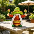 thumbnail image 6 of Guitar And Maracas Gnome Plush Figurine Swedish Style Couple Doll Music Theme Festival Decoration Tiered Tray Tabletop Shelf Mantel Summer Fiesta Party Home Decor Ornament Gift Accent, 6 of 8