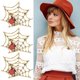 thumbnail image 5 of Kit De Broches Con Forma De Araña De Diamante De aleación De Moda Retro, Hecho A Mano, 3 Piezas, Uso Diario, Diseño Exquisito, 5 of 7