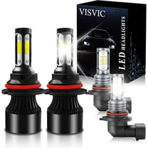 Fit For Ford EXPEDITION (1999-2002) LED Headlight Bulbs cabo, 9007/HB5 All in One High/Low Beam   9145 Fog Light LED Headlights Conversion Kits, Super Bright 6500K Cool White, Pack of 4