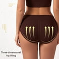 thumbnail image 4 of beishanbush Up To Women'S Panties Under $5 Women'S Solid Color Conservative Mid Waist Briefs Thin Seamless Head, 4 of 4