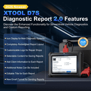 XTOOL D7S V2.0 Bidirectional Scan Tool, AI-Assisted Full System OBD2 Scanner with ECU Cod-ing PMI, 39+ Resets, FCA AutoAuth, AI-Assisted, 3-Year Updates