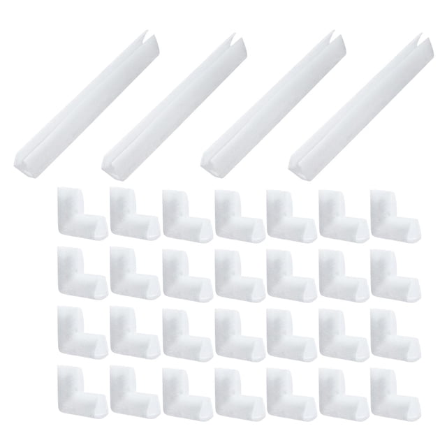 32 protectores de esquinas de espuma para marcos de fotos, muebles, TV, de arte, fotos, suministros para mudanzas