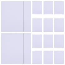 OUNONA  20 Pcs Bevel Cut Matting for Picture Frames Photo Backing Board