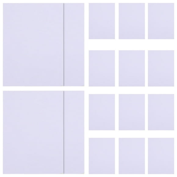 OULII 20Pcs Photo Frame Matte White for Photos and Home Decoration
