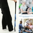 thumbnail image 4 of CHICHUMID Versatile Leg Lifter Leg Lifter Strap Imitation Nylon Blue for Flexibility Improvement 1Pcs 40.9x1 In, 4 of 7