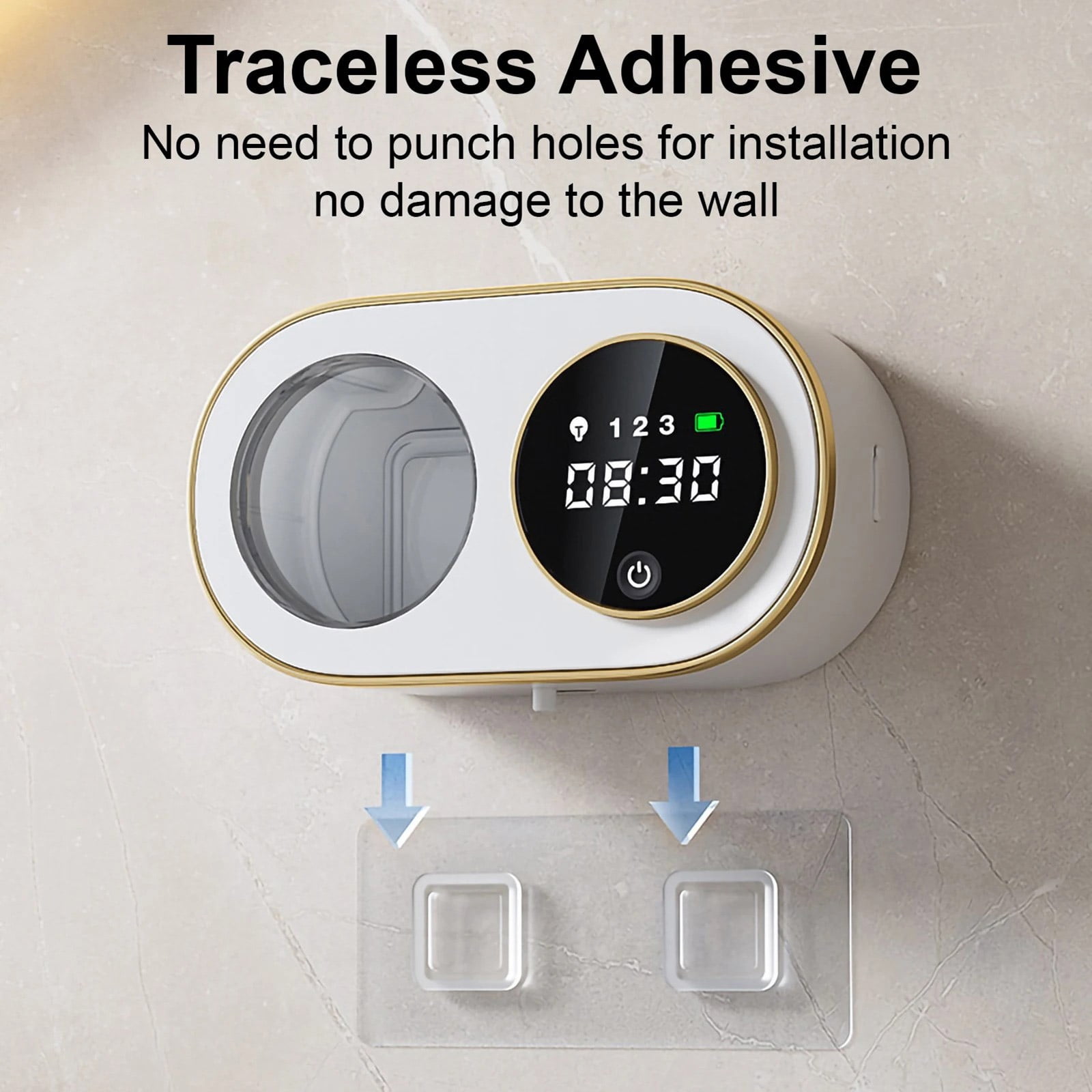 Touchless Automatic Soap Dispenser Foaming Wall Mount Rechargeable Soap Machine Perfect for Bathrooms and Public Spaces