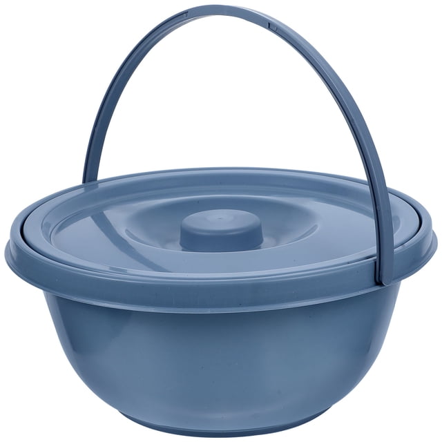 1Pc Elder People Chamber Pot Home Spittoon with Lid Handle Household Spittoon
