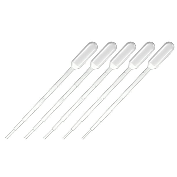 Uxcell 1ml 144mm Graduated Liquid Drop Droppers Disposable Pipettes 20