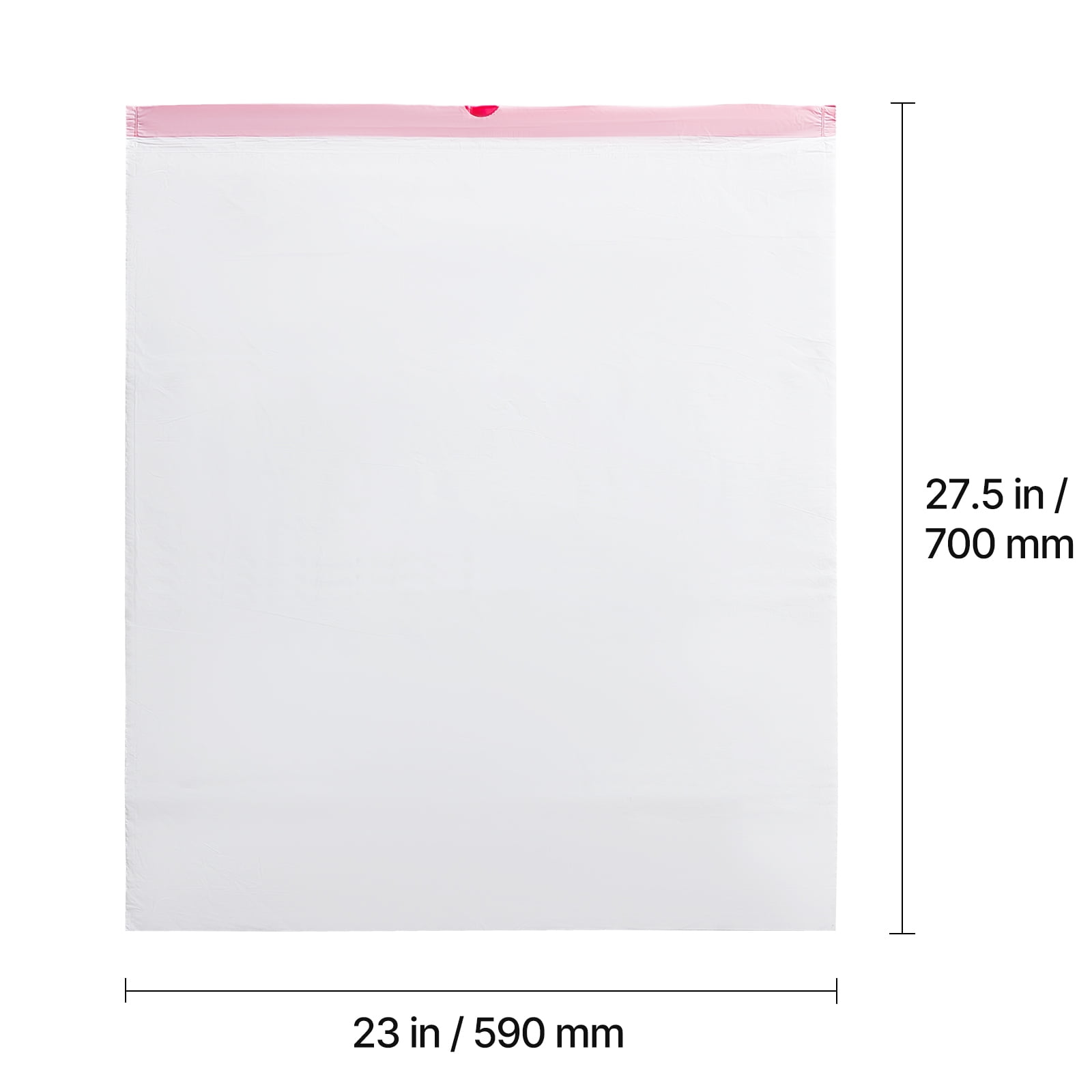 KFFKFF Drawstring Trash Bags, 13 Gallon 110 Count Tall Kitchen Bags, Thick Fresh Scent Garbage Bags, Recyclable Bin Bags with Drawstrings, for Home Kitchen, Office, RV, and Camping (White)