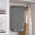 thumbnail image 5 of HOMEIORA 1 Pack Hanging Jewelry Organizer for Closet with Swiveling Hanger, 80 Clear Pockets Jewelry Organizer Hanging for Jewelries, Earrings, Accessories, Gray, 5 of 6