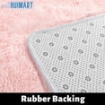 thumbnail image 4 of SUSUZI 5' x 7' Shaggy Area Rug, 2 Inch Thick Fluffy Plush Carpet with Non-Slip PVC Back, Soft Polypropylene Floor Rug for Bedroom Living Room Kids Room Home Décor, Pink, 4 of 5