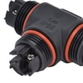 thumbnail image 2 of Neyseki Waterproof Connector 3 Pin Tee Electrical Wire Terminal Quick Connect Adapter 250V 16A TL20, 2 of 7