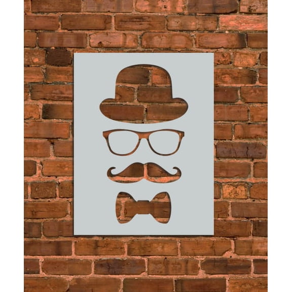 Man Disguise Stencil
