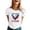 White, variant on 250th Anniversary USA Shirts Womens 250 Years American Bald Eagle USA 250th Anniversary T-Shirt