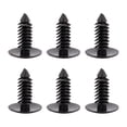 thumbnail image 2 of ZPSHYD Fastener Rivet Clip, Pack of 100 Door Trim 7.5mm Hole Plastic Push In Rivet Fastener Black, 2 of 8